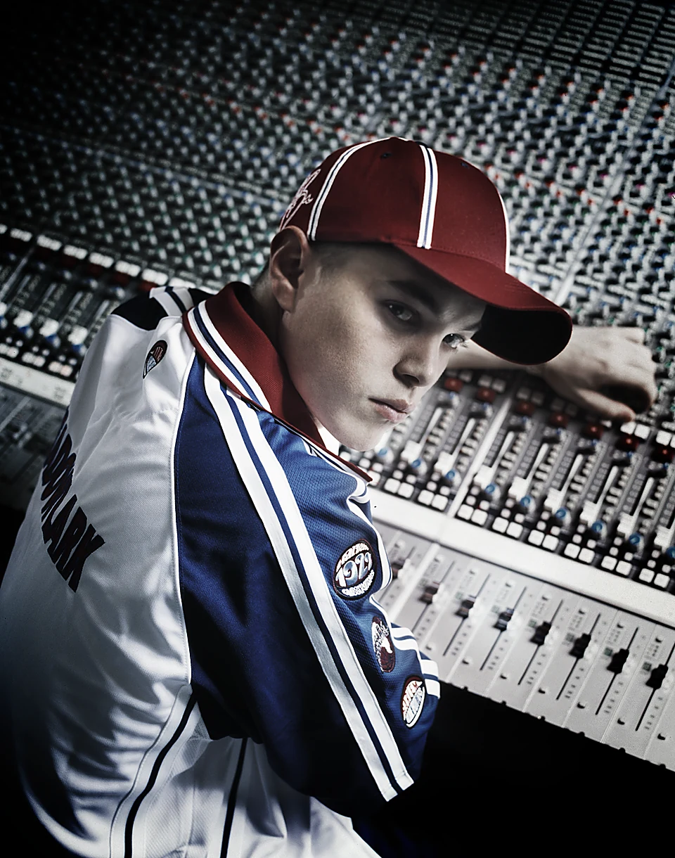 Jules Wolfson at a mixing desk in the early years